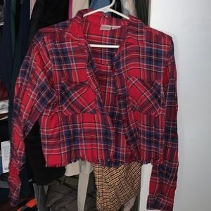 Cropped flannel